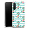 Coque Samsung Galaxy A27 5G ancres et fleurs | Housse silicone, antichocs, protection optimale - Motif floral