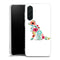 Coque Samsung Galaxy A37 5G Border Collie floral | Housse silicone, antichocs, protection optimale - Motif floral et Chien