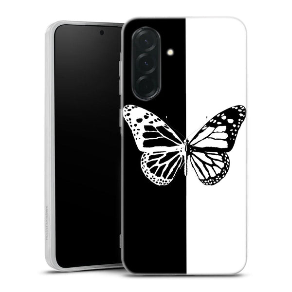 Coque Samsung Galaxy A36 5G Butterfly Noir et Blanc