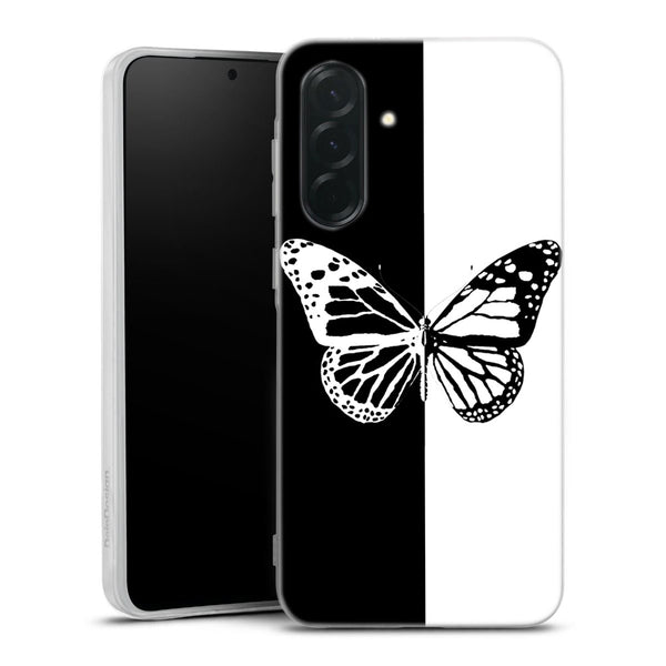 Coque Samsung Galaxy A37 5G Butterfly Noir et Blanc