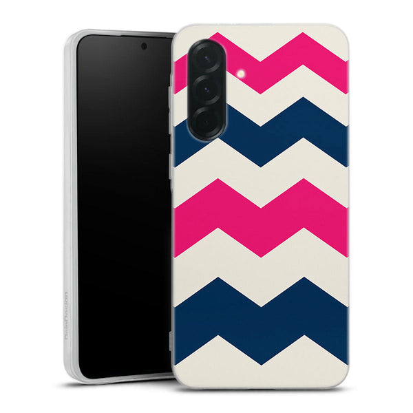 Coque pour Samsung A36 5G Zig Zag Rose