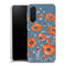 Coque Samsung Galaxy A27 5G Coquelicots floral botanical art | Housse silicone, antichocs, protection optimale - Motif floral Rouge