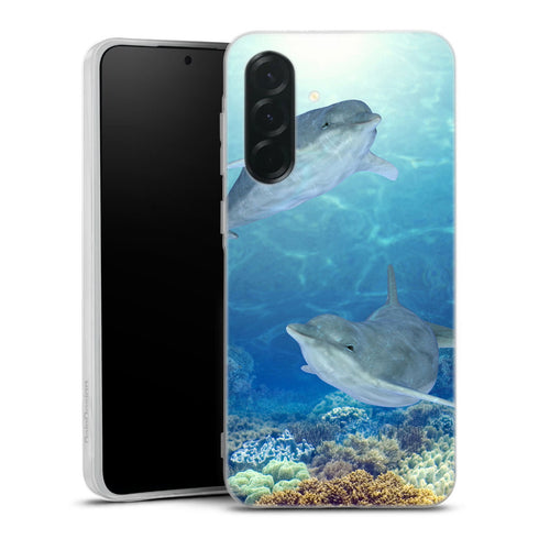 Coque Samsung Galaxy A37 5G Dauphins-Heureux