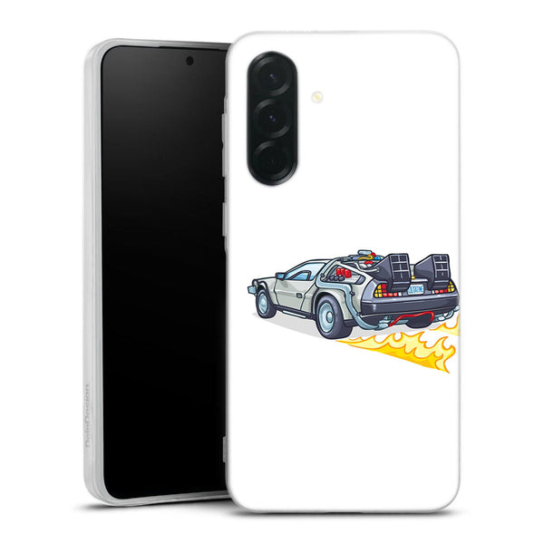 Coque Telephone Samsung Galaxy A36 5G originale Delorean retour vers le futur