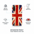 Drapeau Union Jack Anglais imprimé en HD sur une protection silicone renforcée pour Samsung galaxy a36 5G