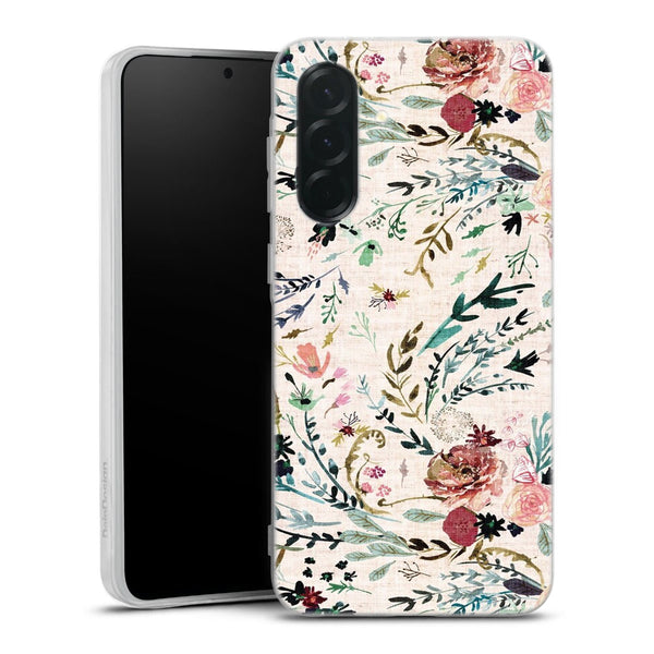 Coque Samsung Galaxy A27 5G Fable Florale | Housse silicone, antichocs, protection optimale - Motif floral