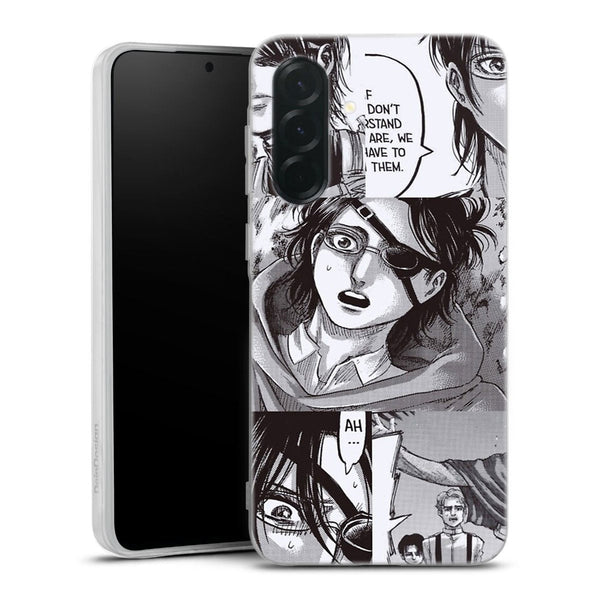 coque samsung A36 5G Hange Zoe attaque sur Titan