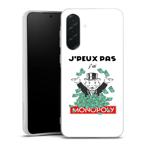 Coque Samsung Galaxy A36 5g Je Peux pas j'ai Monopoly | Housse silicone, Protection optimale - Motif Jeux video Gaming