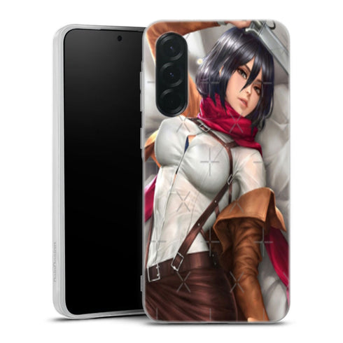 coque samsung A36 5G Mikasa Attack on Titan filles sexy beau cul