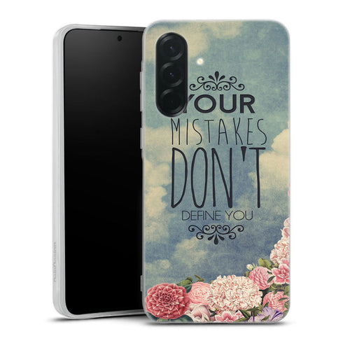 Coque Samsung Galaxy A36 5G Mistakes | Housse silicone, antichocs, protection optimale - Motif floral