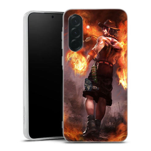 coque samsung A36 5G One Piece Ace Fire