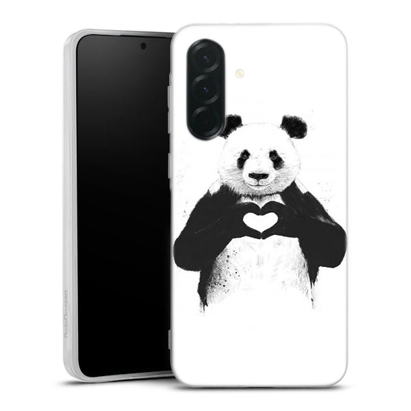 Coque Samsung Galaxy A37 5G Panda Love