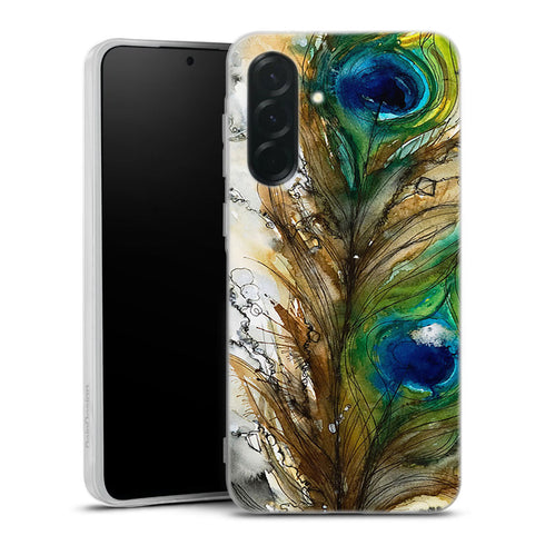 Coque Samsung Galaxy A36 5G Plume de Paon