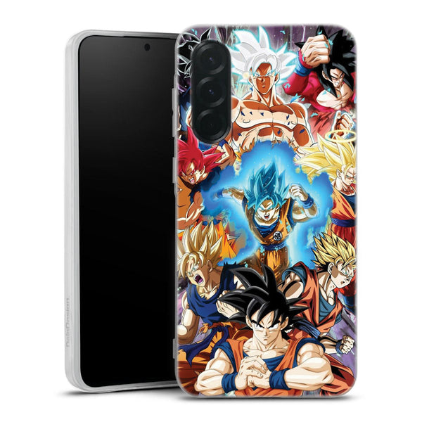 coque samsung A36 5G Sangoku Evolution 2, protection pour les ados fans d'animés Son Goku Db, en silicone Tpu