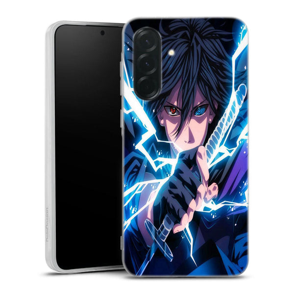 coque samsung A36 5G Sasuke Sharingan Rinegan, de notre collection manga Naruto Transformation