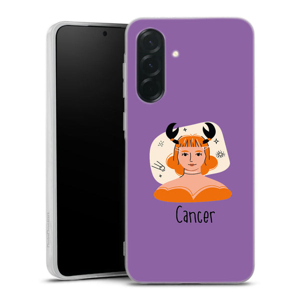 Coque gel silicone Samsung A36 5G Zodiac Cancer