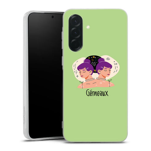 Coque souple Samsung A37 5G Zodiac Gemeaux