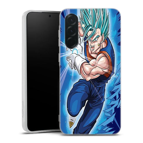 coque samsung A36 5G Super Vegeta Bleu