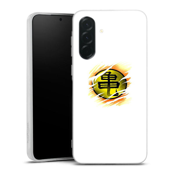 coque samsung A36 5G Symbole Syian, accessoire anti-chocs pour téléphone sur le theme Manga dragon super