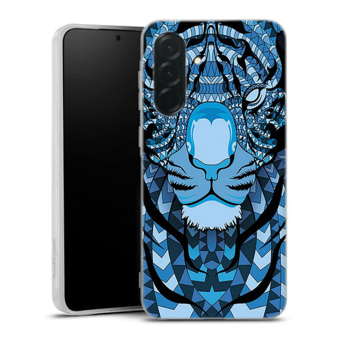 Coque Samsung Galaxy A37 5G Tigre Bleu Aztec