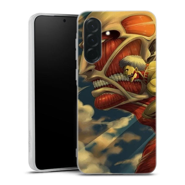 coque samsung A36 5G Titan Colossal, protection manga SNK, pour les fans ado des animés Japonais, livraison rapide 48h
