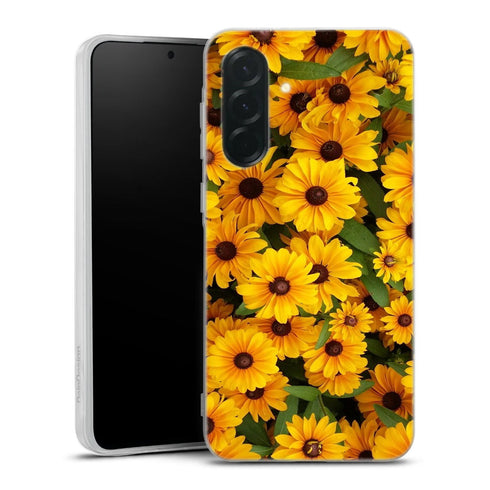 Coque Samsung Galaxy A36 5G Tournesol Party | Housse silicone, antichocs, protection optimale - Motif floral