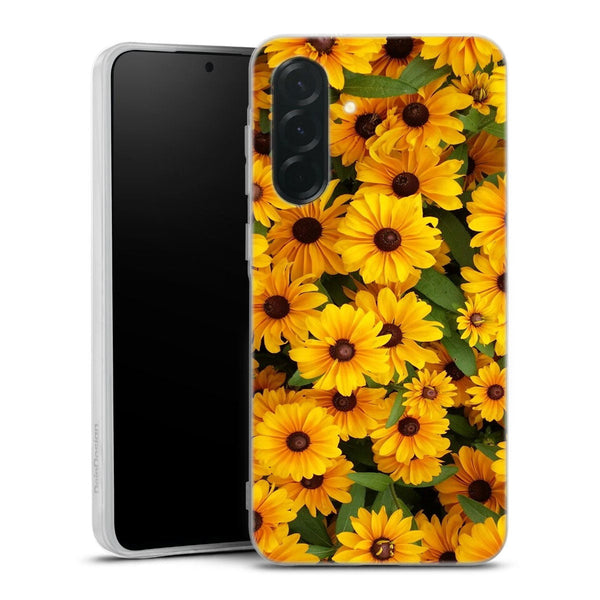 Coque Samsung Galaxy A36 5G Tournesol Party | Housse silicone, antichocs, protection optimale - Motif floral