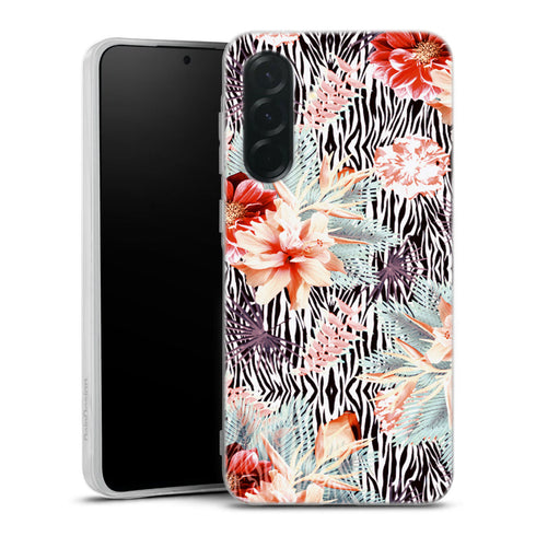 Coque Samsung Galaxy A36 5G Tropicallia | Housse silicone, antichocs, protection optimale - Motif floral
