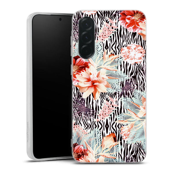 Coque Samsung Galaxy A36 5G Tropicallia | Housse silicone, antichocs, protection optimale - Motif floral