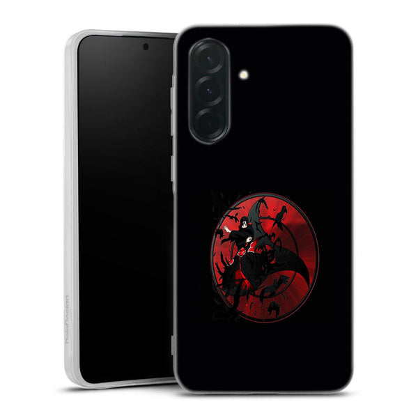 coque samsung A36 5G Uchiha Sharingan, design tendance pour les ados avec ce motif Manga clan uzumaki Naruto