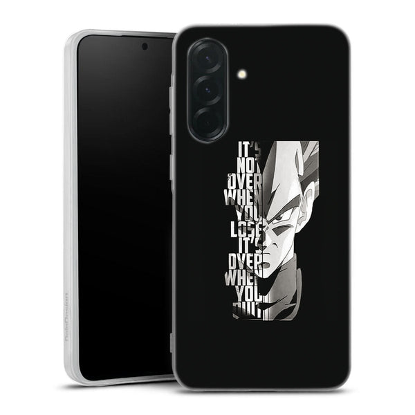 coque samsung A36 5G Vegeta Not Over, découvrez la collection manga Dragon Ball z originale et tendance