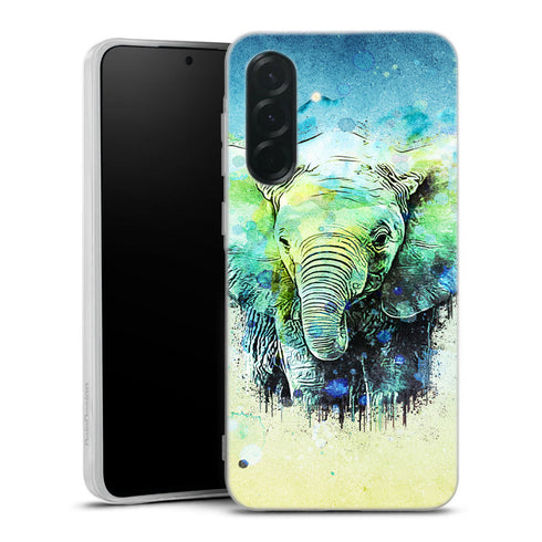 Coque Samsung Galaxy A36 5G Water Color Elephant