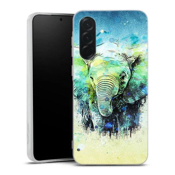 Coque Samsung Galaxy A36 5G Water Color Elephant