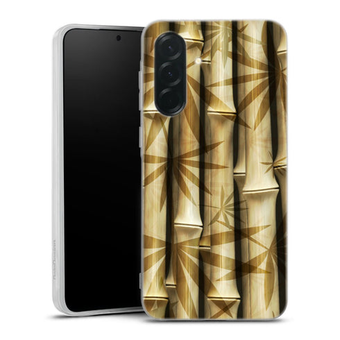 Coque Samsung Galaxy A36 5G Bamboo Art | Housse silicone, antichocs, protection optimale - Motif floral Bois