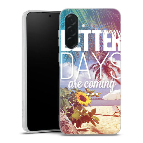 Coque Samsung Galaxy A27 5G Better Days | Housse silicone, antichocs, protection optimale - Motif floral