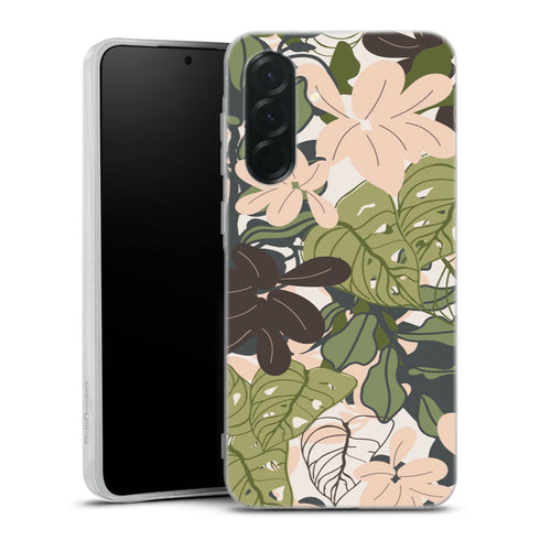Coque Samsung Galaxy A36 5G Bohemian Tropical Foliage | Housse silicone, antichocs, protection optimale - Motif floral