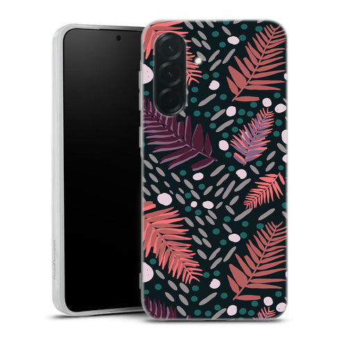 Coque Samsung Galaxy A36 5G Bungalow Nights | Housse silicone, antichocs, protection optimale - Motif floral Violet