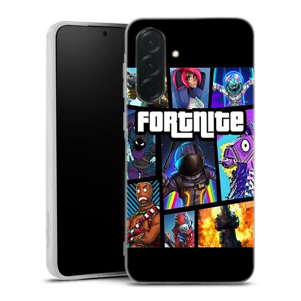 Coque Samsung Galaxy A36 5g Fortnite Battle Royale | Housse silicone, Protection optimale - Motif Jeux video Gaming