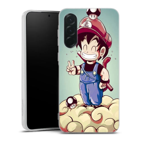 coque samsung A36 5G Goku Mario
