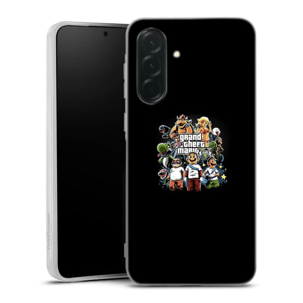 Coque Samsung Galaxy A36 5g Grand Theft Mario | Housse silicone, Protection optimale - Motif Jeux video Gaming