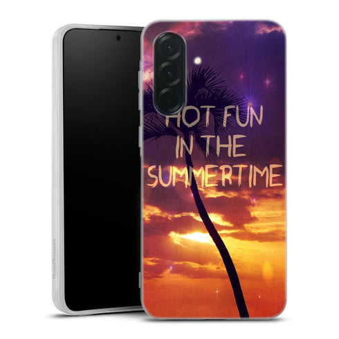 Coque Samsung Galaxy A37 5G Hot Fun in The Summertime | Housse silicone, antichocs, protection optimale - Motif floral