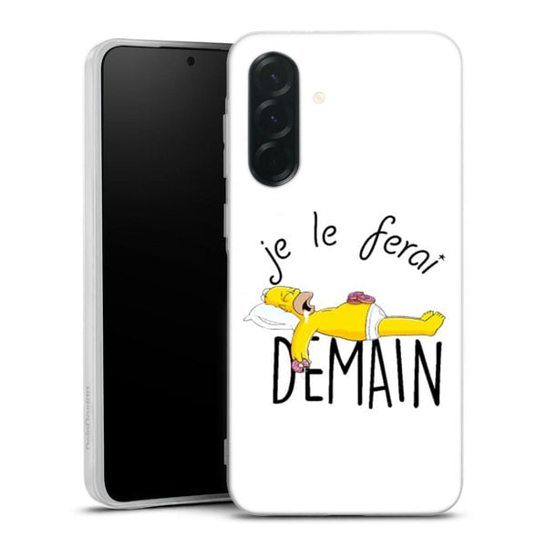 coque samsung A36 5G Je le ferai demain Homer donuts