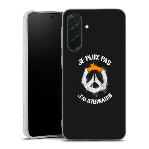 Coque Samsung Galaxy A36 5g Je peux pas j'ai Overwatch | Housse silicone, Protection optimale - Motif Jeux video Gaming