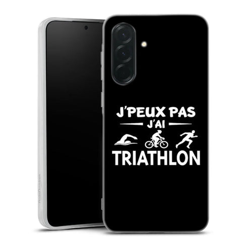 Coque Samsung Galaxy A36 5G Je peux pas j'ai Triathlon