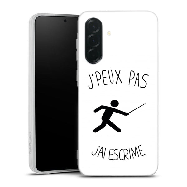 Coque Samsung Galaxy A36 5G Je peux pas j'ai Escrime