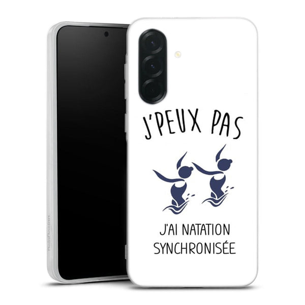 Coque Samsung Galaxy A36 5G Je peux pas j'ai Natation Synchronisée