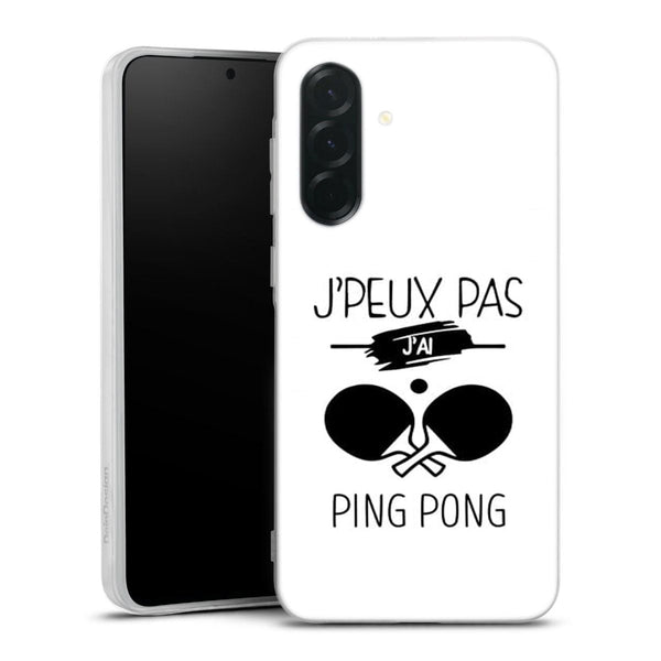 Coque Samsung Galaxy A36 5G Je peux pas j'ai Ping Pong
