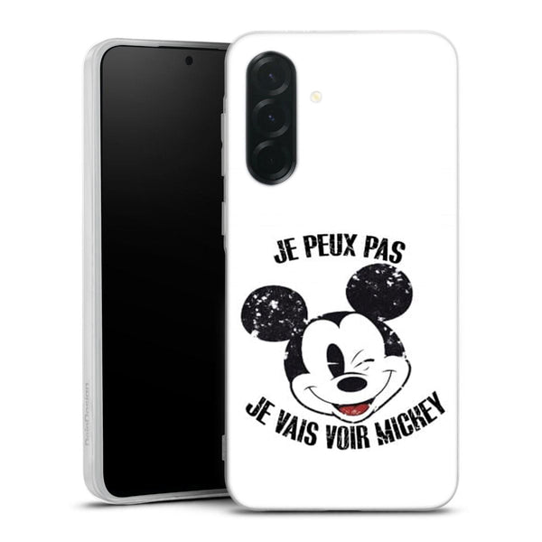 coque samsung A36 5G Je peux pas je vais voir Mickey