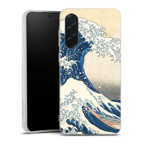Coque Samsung Galaxy A37 5G Kanagawa Wave | Housse silicone, antichocs, protection optimale - Motif floral