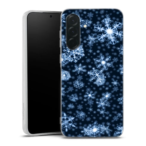 Coque Samsung Galaxy A27 5G Let it Snow | Housse silicone, antichocs, protection optimale - Motif floral Neige
